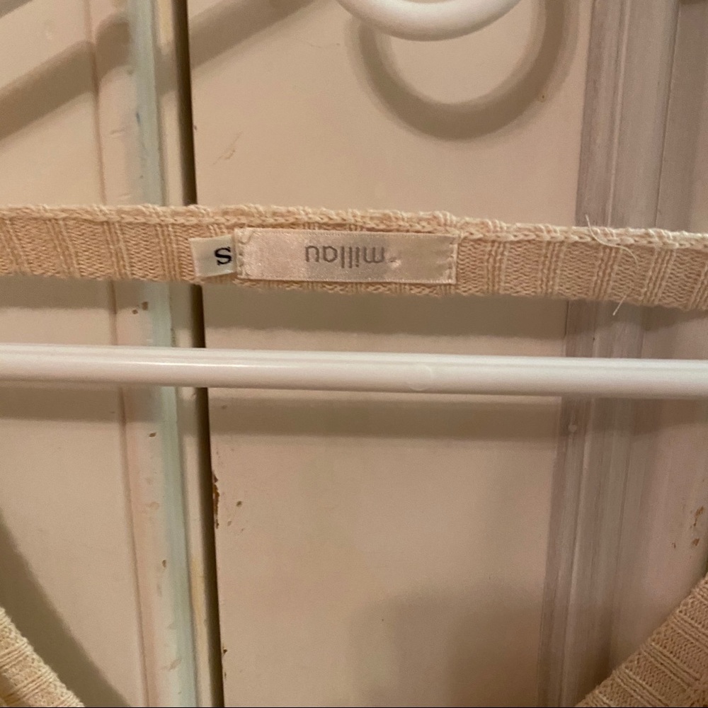 LF knit oversized reversible sweater in cream 🤍 - Picture 9 of 15